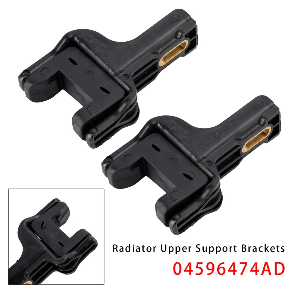 Pair Radiator Upper Support Brackets Dodge Chrysler 04596474AD
