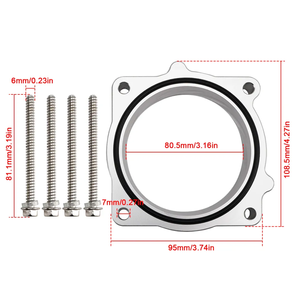 2009 Dodge DURANGO 5.7L V8 Throttle Body Spacer