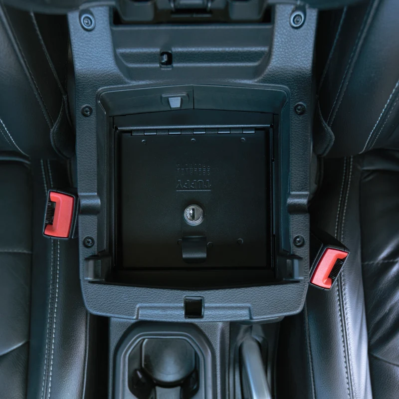 Tuffy Console Safe W/ Keyed Lock Jeep Wrangler & Gladiator