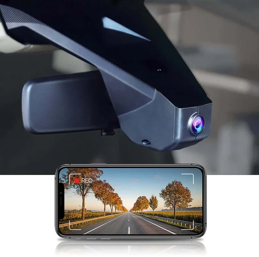 FITCAMX Integrert 4K Dashcam (foran)