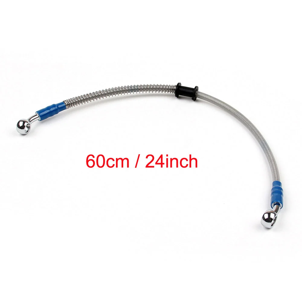 65cm/26 m10 Bremsolje Slange linje Banjo Montering Rustfritt stål End Generisk