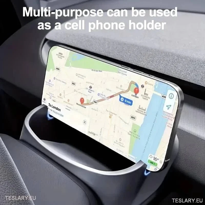 Tesla 3+ Highland Phone & Dash Storage Organizer (ratt)