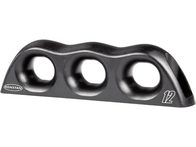 Ronstan, Rf8093-12 Ropeglide Line Runner Trippel Sort 12mm