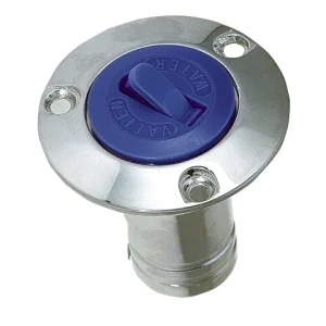 Talamex, Dekkfyll Ø 38 mm toalett, 1 stk, sort, forkrommet messing