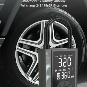 Bærbar batteridrevet dekkkompressor Tesla Model 3 Y S x - 2000mAh