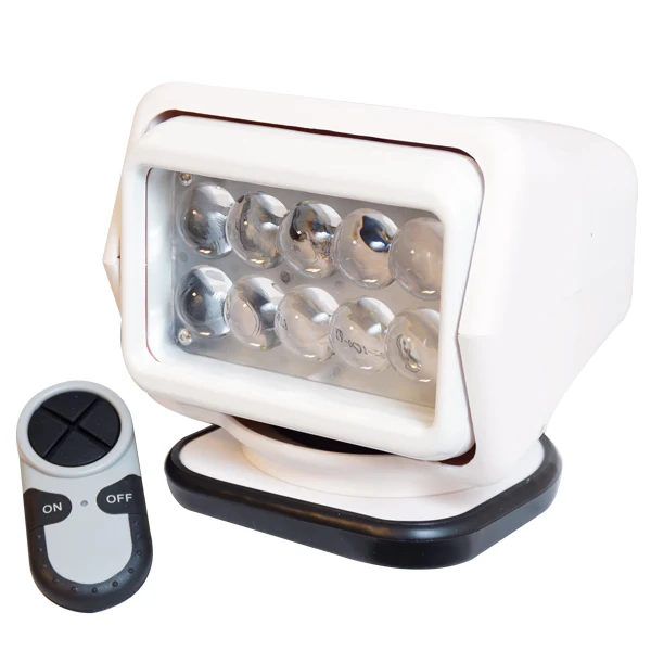 1852, LED søkelys med trådløs fjernkontroll, 50W, 10-30V, IP65, 3500 lumen, 6500K