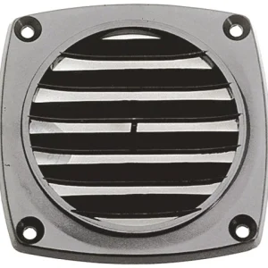 Talamex, luftventil, 94x94 mm - svart ABS (1 stk.)