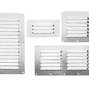 Talamex, Ventilasjonsgitter 232x128mm Rustfritt stål AISI 304 (1 stk.)