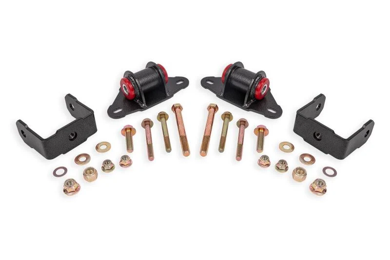BMR 14-19 Chevrolet Corvette C7 Polyurethane Transmission/Differential Mount - Black Hammertone