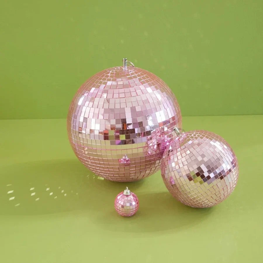 Discokule soft rosa stor