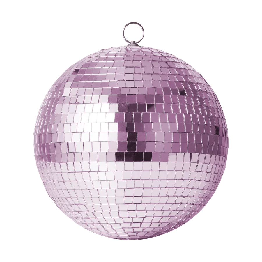 Discokule soft rosa stor