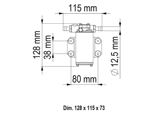 Marco, Dieselpumpe UP2 24V, Selvsugende, 589081