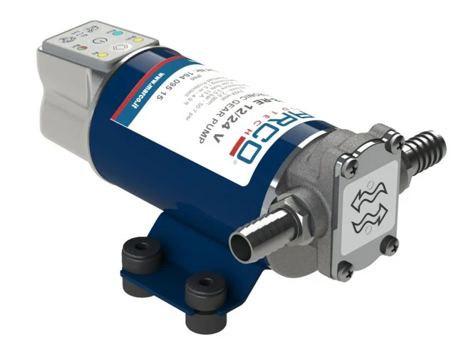 Marco, Vendbar pumpe 10 l/min, 3,5 bar, 12/24V