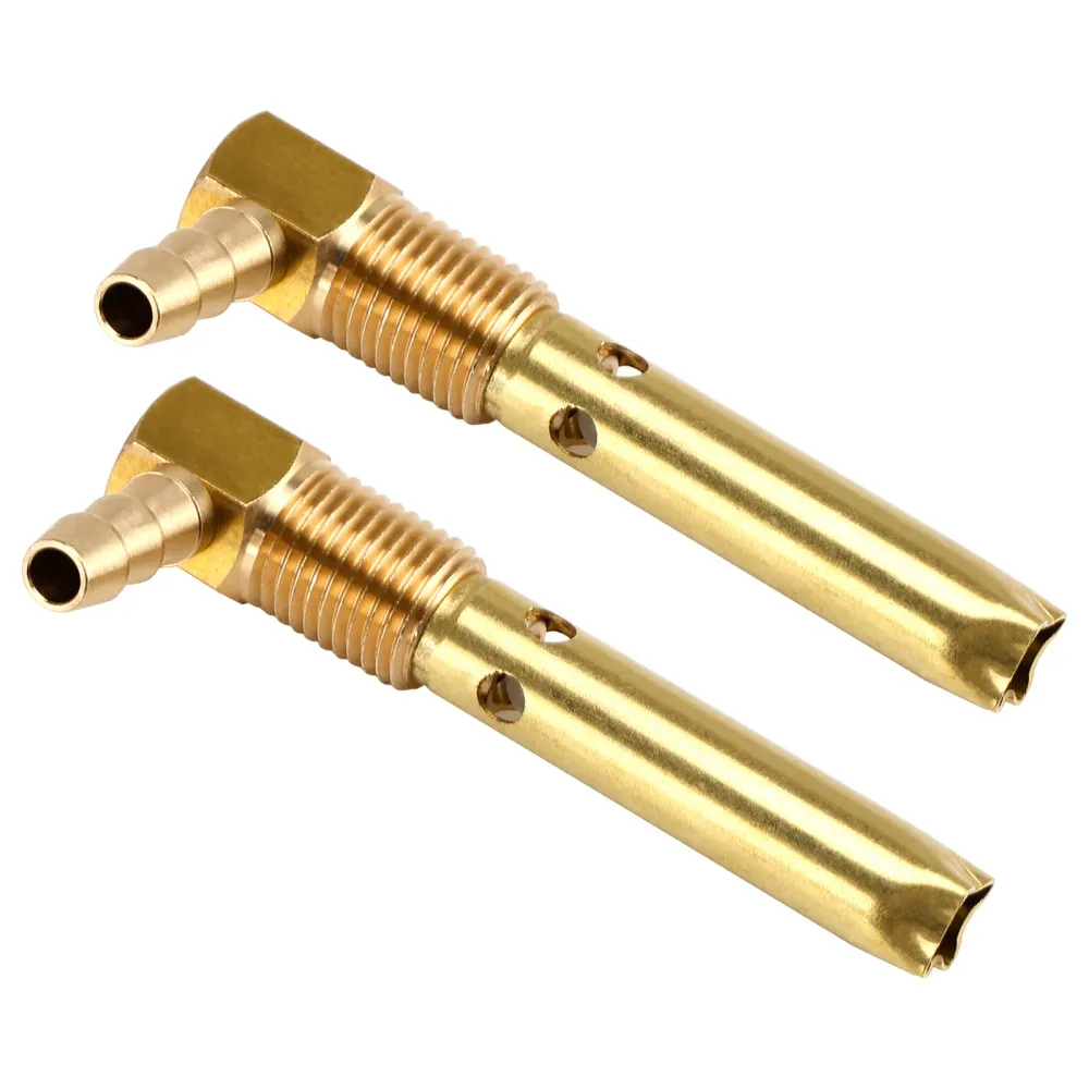 2x 1/4" ID-slange Drivstofftankventil 1/4"-18NPTF-gjenger både små og store tanker