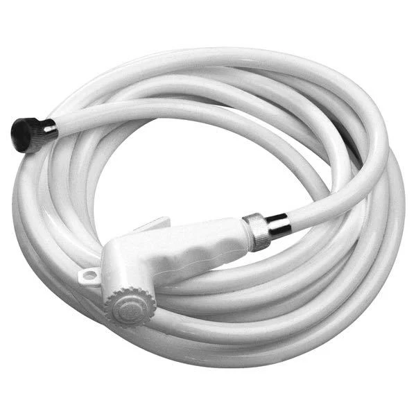 Nuova Rade, Slange 3 meter cockpitdusj, Hvit, 1091520 & 1091521