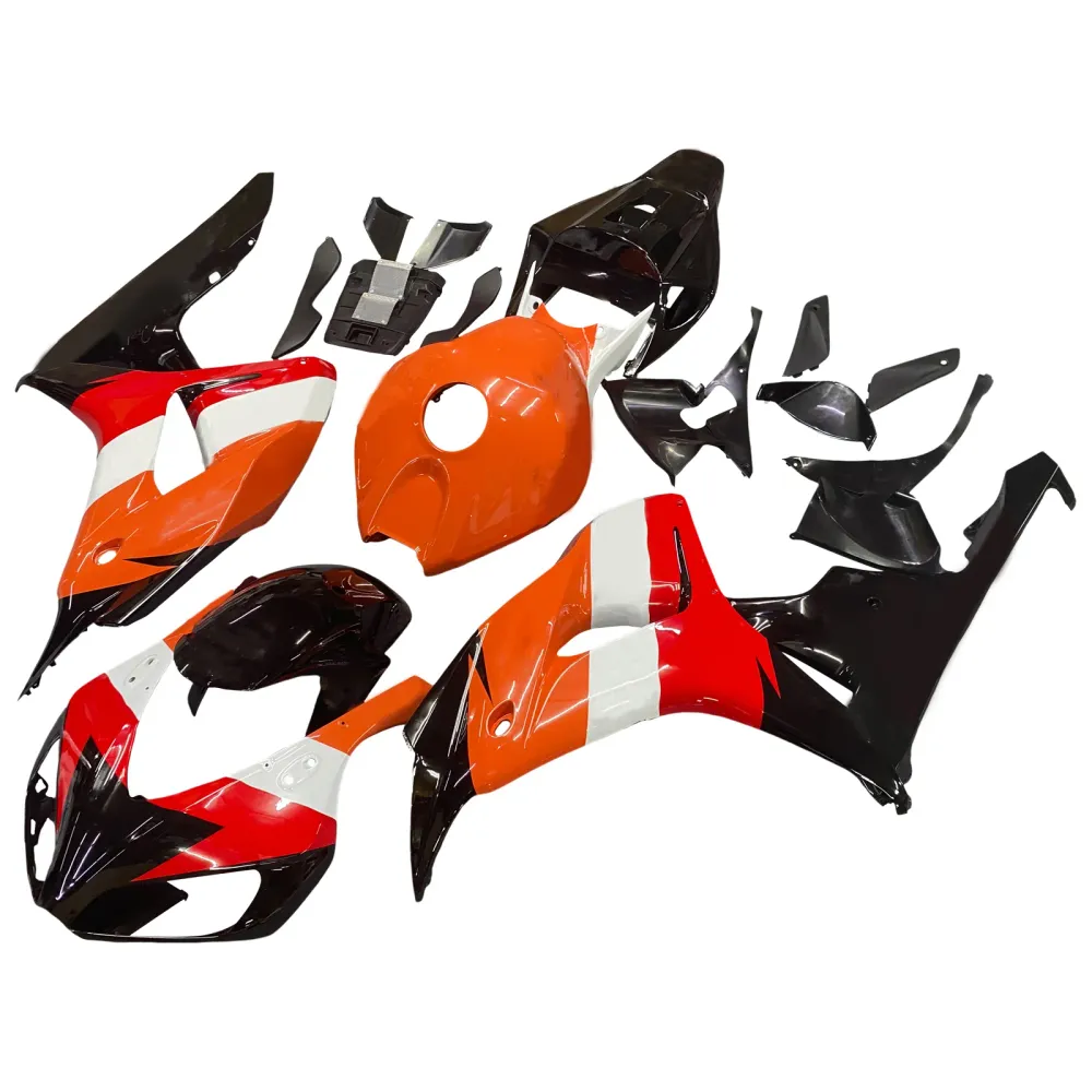 Injeksjon Fairing Kit Bodywork Abs Fit Honda CBR1000RR 2006 2007 Black