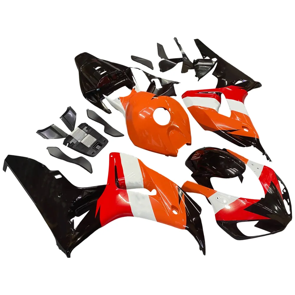 Injeksjon Fairing Kit Bodywork Abs Fit Honda CBR1000RR 2006 2007 Black