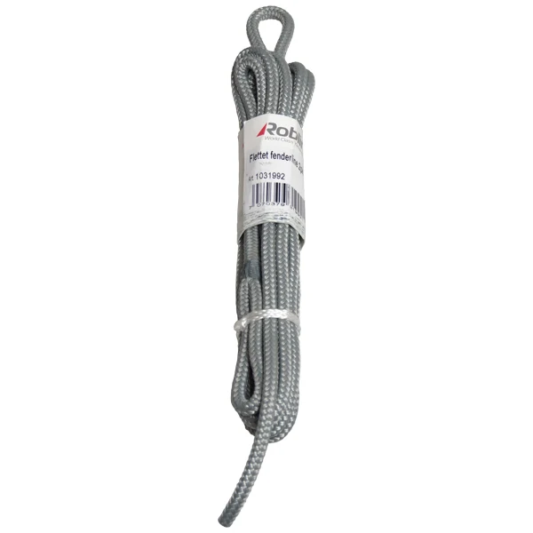 Robline, Fenderline flettet 2 pakke grå, 10mm x 2m