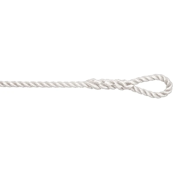 Robline, Twisted fenderline 8mm fortøyning 40mm hvit, 2m