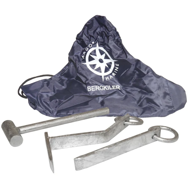 Fjellkilesett 90 mm & 150 mm med hammer og oppbevaringspose