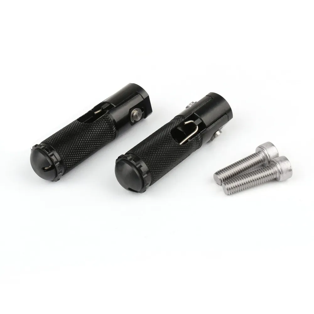 CNC Folding Foot Pegs Footpeg Back Set Rest Racing Universal Motorcycle Generic