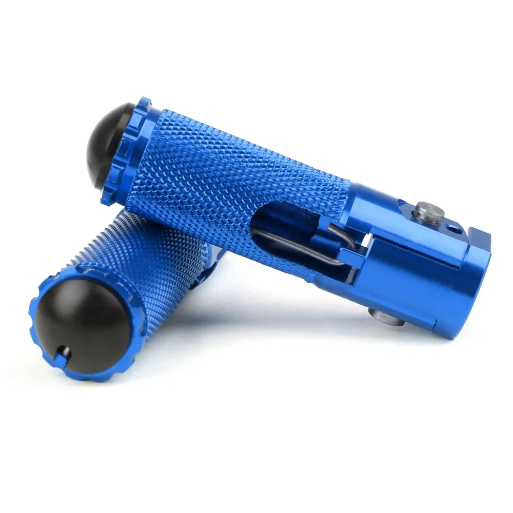 CNC Folding Foot Pegs Footpeg Back Set Rest Racing Universal Motorcycle Generic