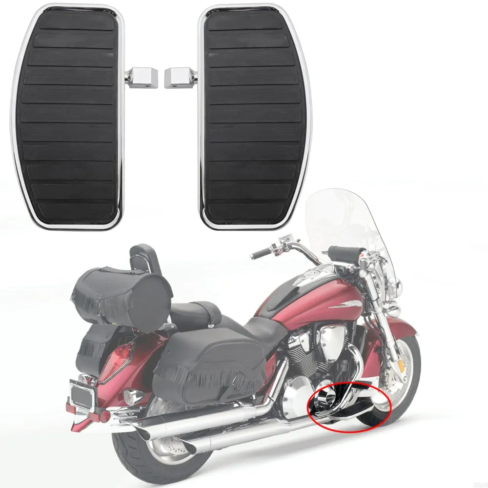 Fotbrett front eller bakgulv Honda VTX 1800 1300 Suzuki VL800 VL400 Generisk