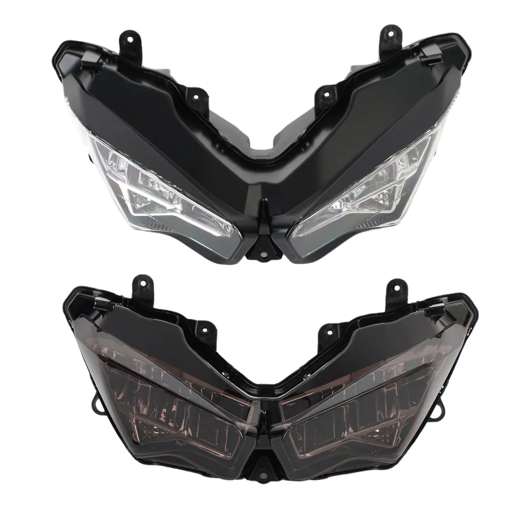 Front frontlys grille lampegruppe beskytter klart Kawasaki Ninja 400 18-23