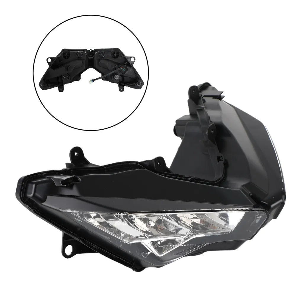 Front frontlys grille lampegruppe beskytter klart Kawasaki Ninja 400 18-23