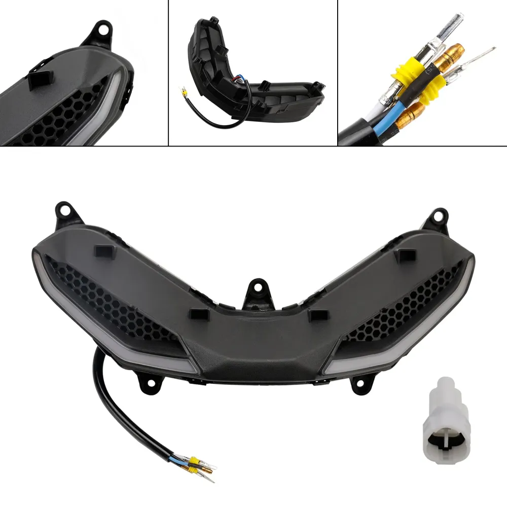 Headlamp Light Guard Protector Grill LED Signal Light Yamaha Y15Zr