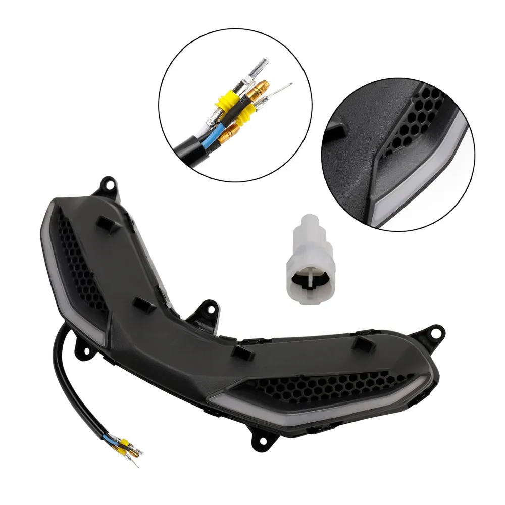 Headlamp Light Guard Protector Grill LED Signal Light Yamaha Y15Zr