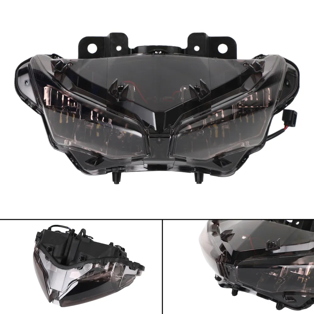 Headlamp Light Guard Protector Grill ledet røyk Honda CBR 650R 500 16-22