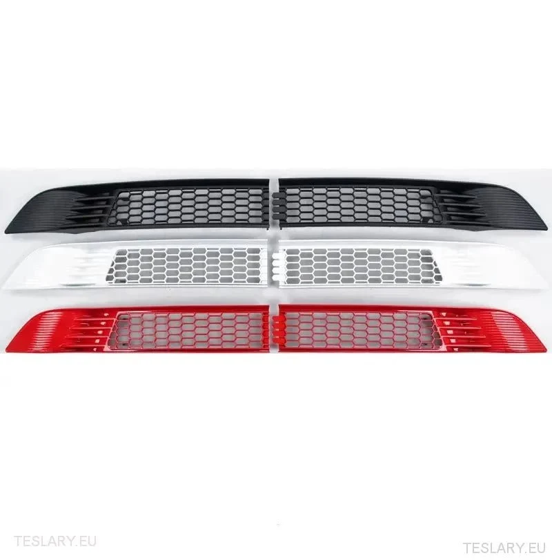 Tesla Model 3 Front Grill Mesh Inlet Vent - rød