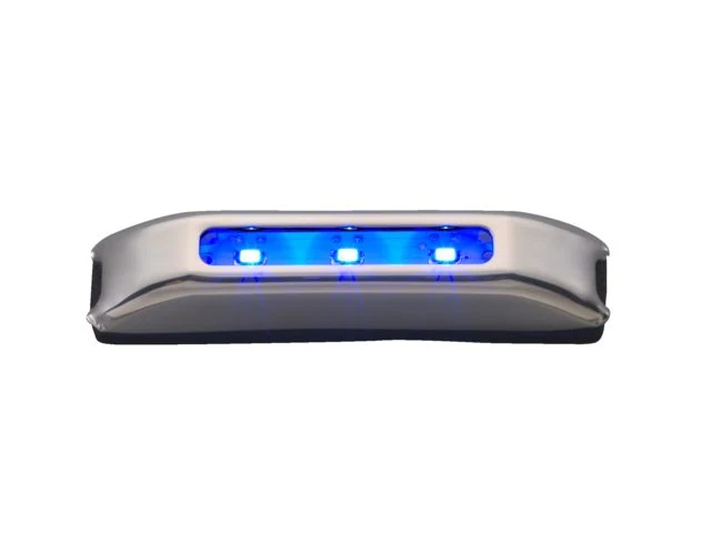 Talamex, Courtsey-lampe, 3LED, 9-28VDC, Blå, IP67 (1 stk.)
