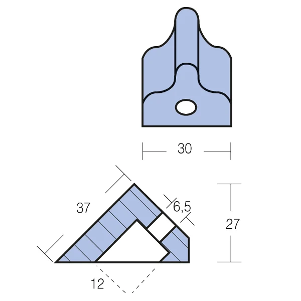 Tecnoseal, Sinkanode OMC 4-7,5 HK, Original nr. 432397 - 334451, 0,08 kg