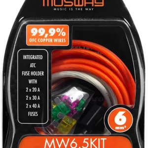 Musway Strømkit, 6 mm², 5 meter