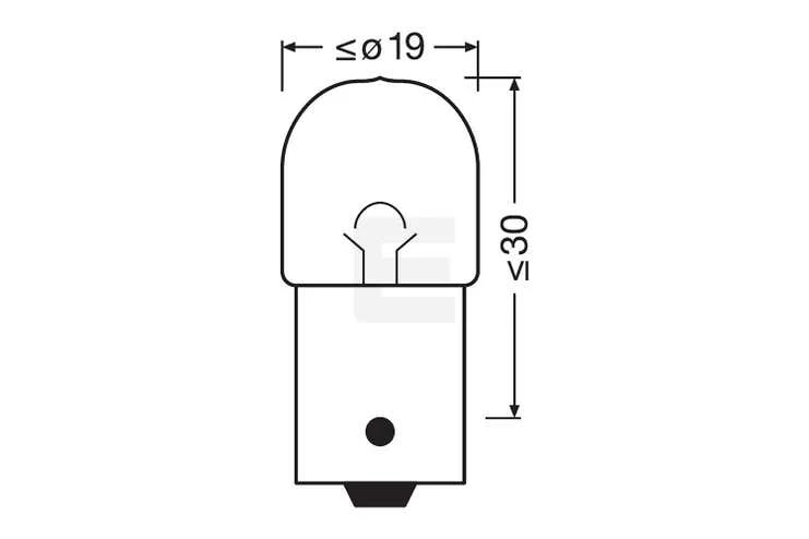 Osram Truckstar Pro R10W 24v halogenpærer