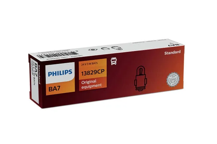 Philips pære BA7 Bax 10 pakning