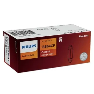 Philips pære T10 5x43 5W Festoon 10 pakning