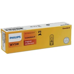 Philips pære WY5W Wedge Base 10 pakning