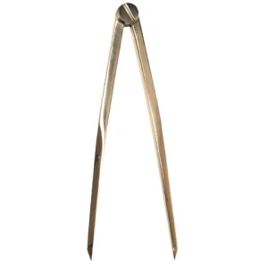 Talamex, kortpass rett 180 mm messing, polert (1 stk.)
