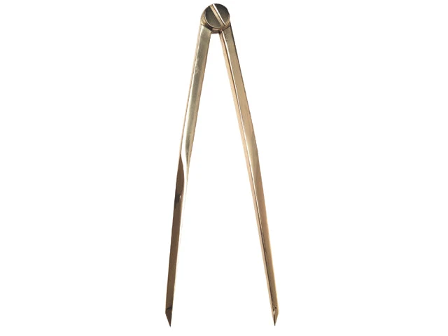 Talamex, kortpass rett 180 mm messing, polert (1 stk.)