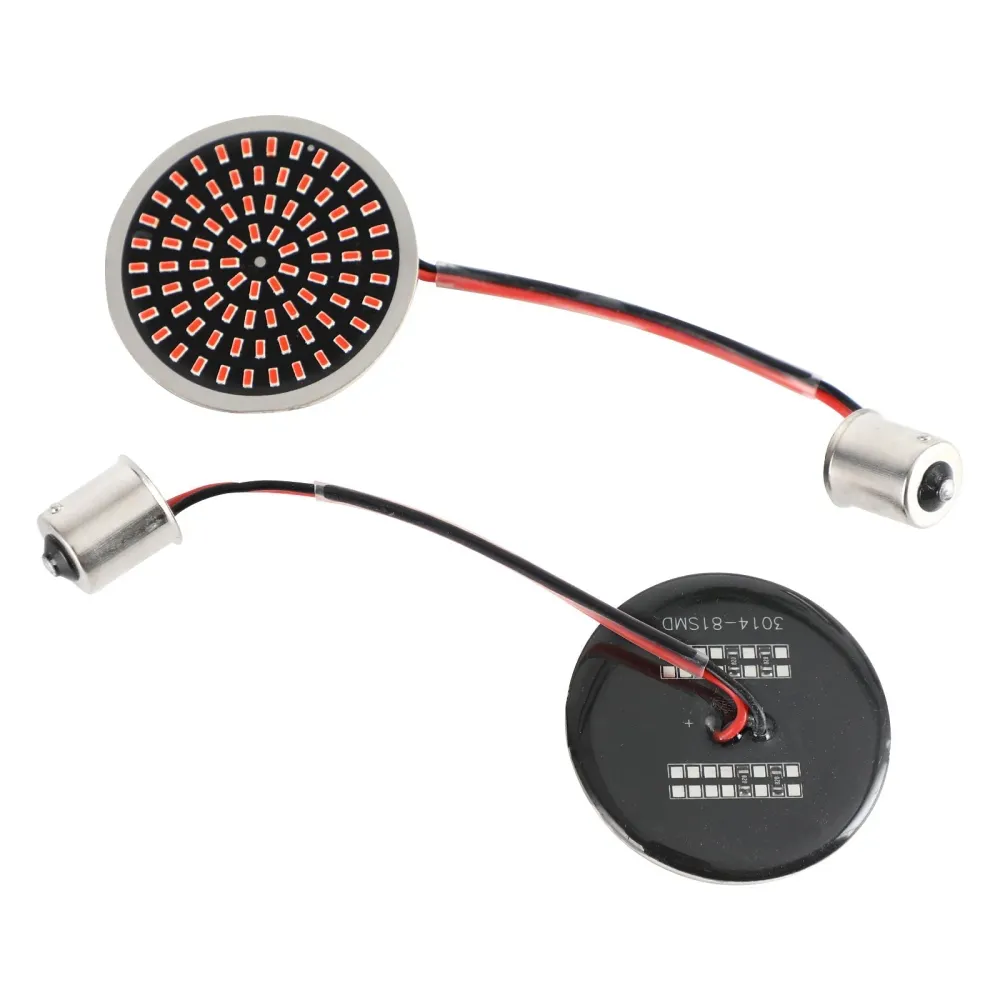 1156 LED -blinklys Lysinnsatser Lampet Softail Touring Dyna Sportster
