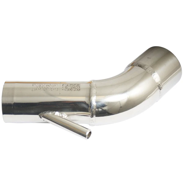 1852, Eksosbend rustfritt stål Bukh DV10-20-24, 1 1/2", 180 mm, Ø 45/12 mm