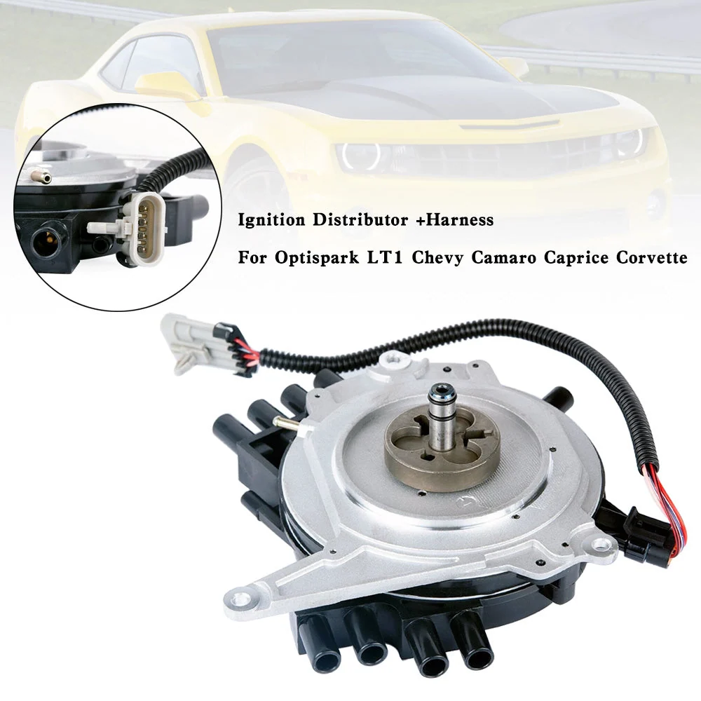 1995-1996 Chevrolet Caprice Distributør V8 5.7L 4.3L Ignition Distributor +Harness FedEx Express