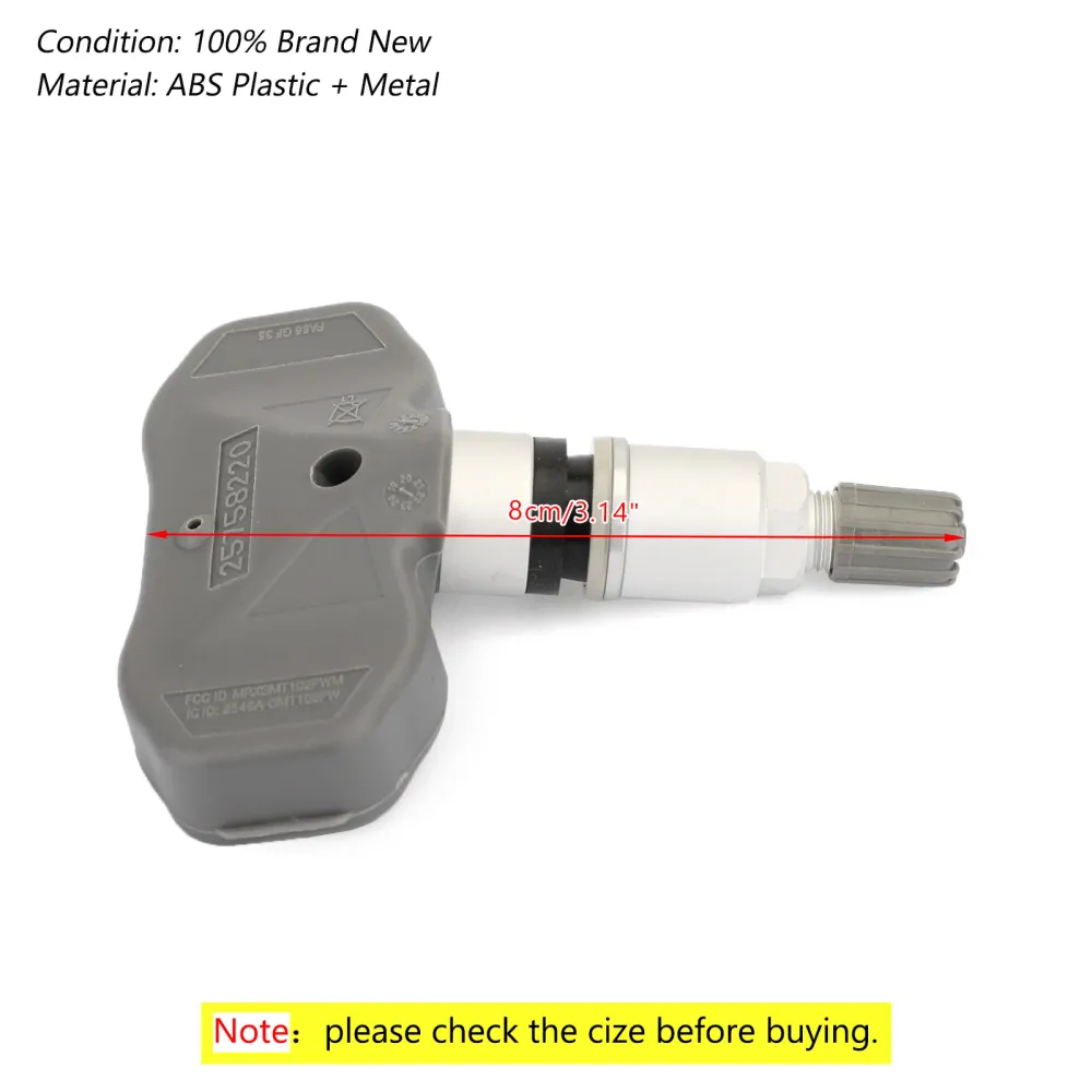 1PCS TPMS Bytt ut 25758220 Auto Dekktrykkssensor 2005-2009 C6 Corvette
