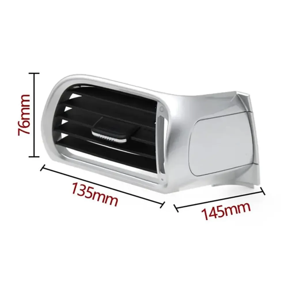 2004-2011 Porsche Carrea 997 Front Right AC Vent Cover Silver 99755213205 99755213206