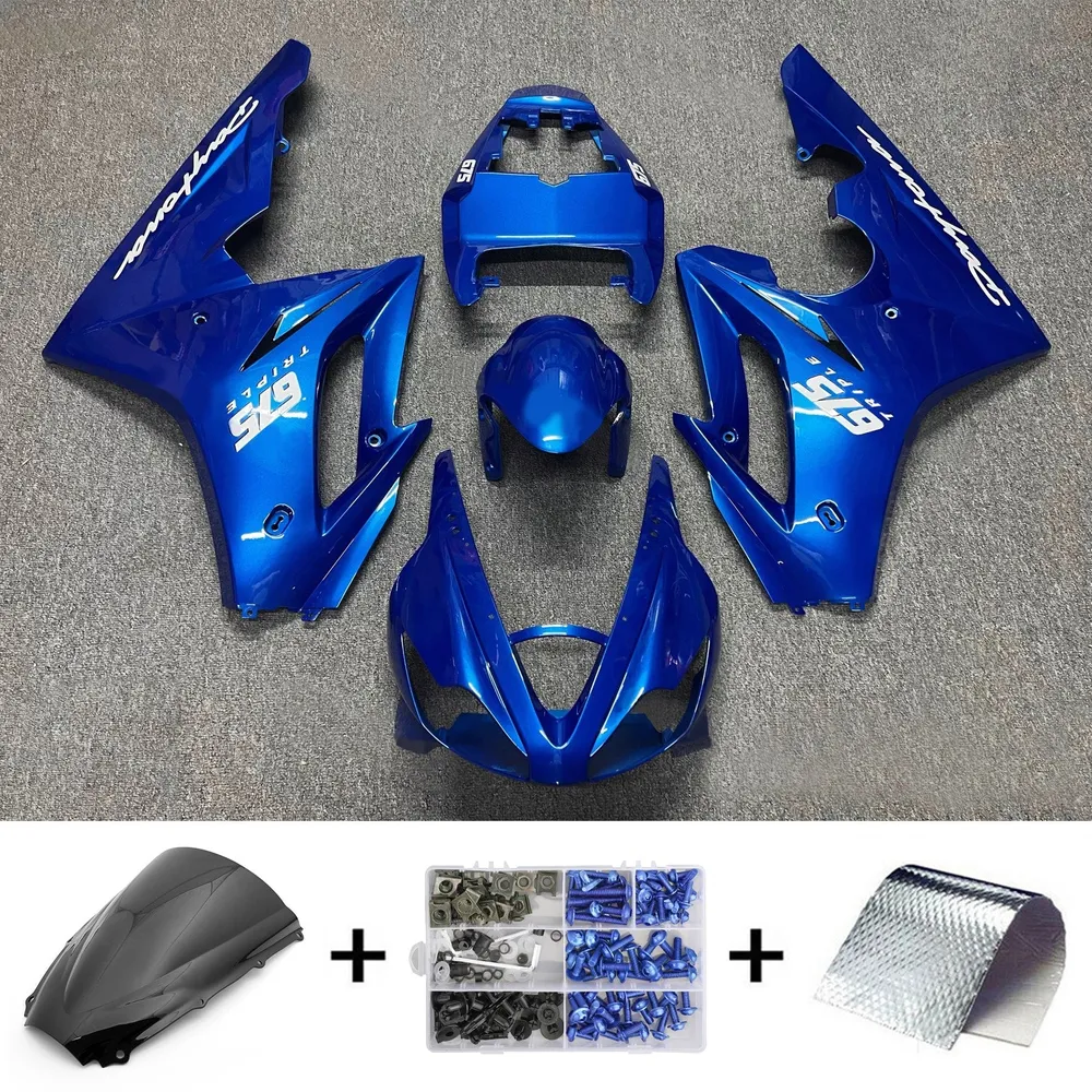 2006-2008 Triumph Daytona 675 Injeksjon Fairing Kit Bodywork Plastic ABS