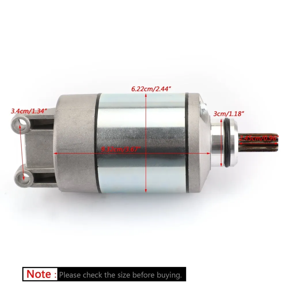 2006-2010 Suzuki GSR600 Starter Motor Motor Start 9-Spline 31100-35F00