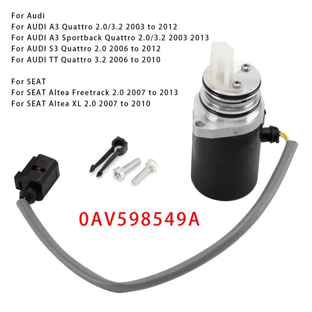 2006-2012 Audi S3 Quattro 2.0 Bakdifferensialpumpe 0av598549a